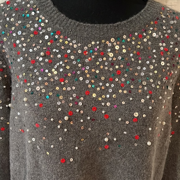 Halogen sequined sweater, size large, NWT - Picture 4 of 15